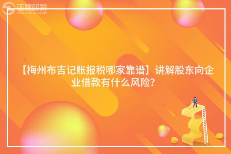 【梅州布吉記賬報稅哪家靠譜】講解股東向企業(yè)借款有什么風險？
