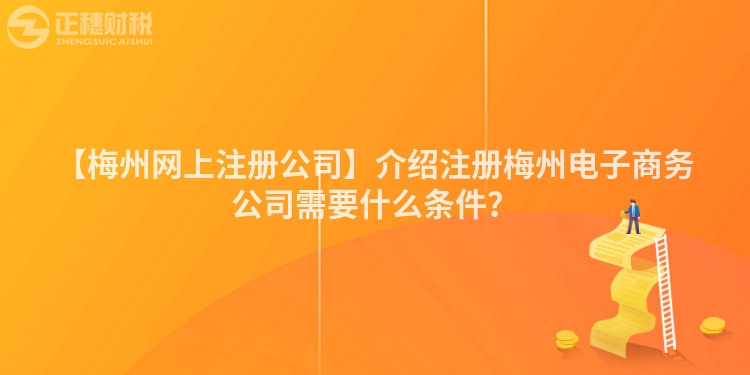 【梅州網上注冊公司】介紹注冊梅州電子商務公司需要什么條件？