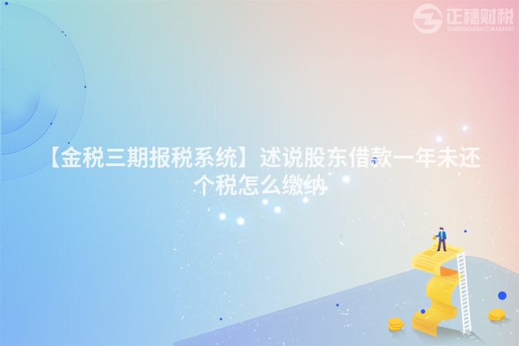 【金稅三期報稅系統】述說股東借款一年未還個稅怎么繳納