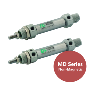 8mm口径MD系列气动双作用气缸ISO 6432(非磁性)