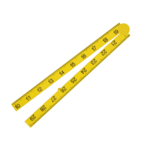 黄色ABS尼龙规则1米/ 39英寸